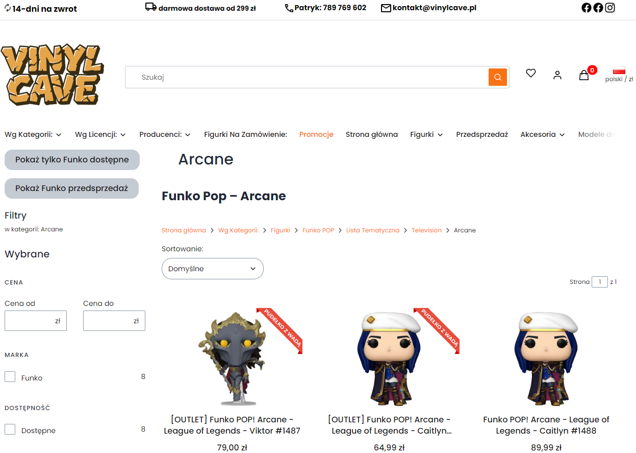 Funko Pop Arcane – kiedy gaming spotyka popkulturę kolekcjonerską